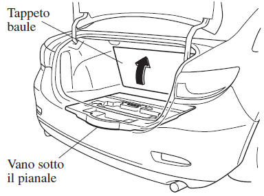 Vano sotto il pianale